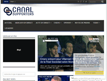 Tablet Screenshot of canal-supporters.com
